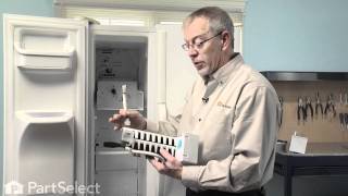 Refrigerator Repair  Replacing the Ice Maker Frigidaire Part  5303918277 [upl. by Sadnac]