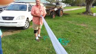 Truly Best Way to Throw Cast Net Back Saver Method Stay Dryer [upl. by Dalohcin651]