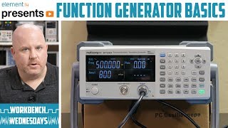 Instrument Basics Function Generator  Workbench Wednesdays [upl. by Chlori]