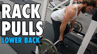 Rack Pulls  Lower Back  HowTo Exercise Tutorial [upl. by Letney]