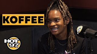 Koffee On Recent Success Buju Banton amp New Music w Rihanna [upl. by Nirrep]