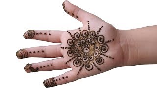 Easy Kids Mehndi Design Tutorial Beginners [upl. by Margo]