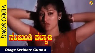 Olage Seridare Gundu Video Song  Nanjundi Kalyana Movie Songs  aghavendraRajkumar  Vega Music [upl. by Asirem]