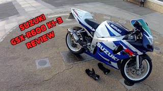 GSXR 600 K13 0103 20012001 Review [upl. by Ynohtnaed709]