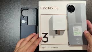 Oppo Find N3 Flip unboxing and full review [upl. by Ahsimik]