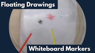 Floating Drawings  Whiteboard Marker Fun Experiment Experihub learning [upl. by Dedra]