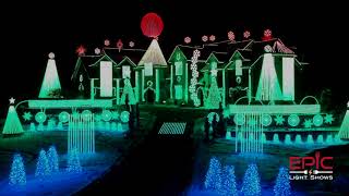 Christmas Ping Pong  Larsens Light Show [upl. by Elleynad602]