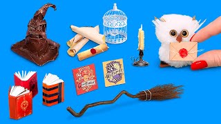 12 Astuces Et Bricolages Harry Potter Miniatures DIY [upl. by Aronle]