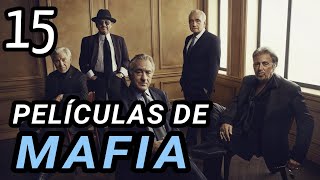 Top 10 Mejores Películas de MAFIA y GANGSTERS [upl. by Edualcnaej]