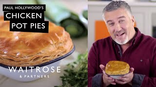 Paul Hollywoods Chicken Pot Pies  Waitrose [upl. by Nileak]