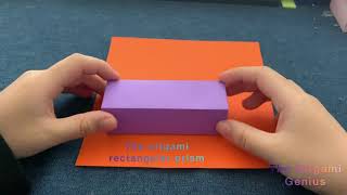 Origami Seamless Rectangular Prism v1 [upl. by Llewkcor34]