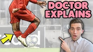 Doctor Explains Kingsley Coman Near CATASTROPHIC Knee Injury [upl. by Etnahs]