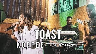 Koffee Featuring The Compozers  Toast LIVE [upl. by Anor896]