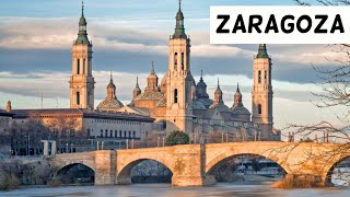 Top 10 visitas que ver y hacer 1 día en ZARAGOZA Capital 4K  1 Zaragoza  España [upl. by Noiwtna]