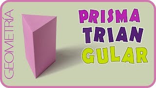 Como hacer un prisma triangular  Triangular prism [upl. by Beaudoin]