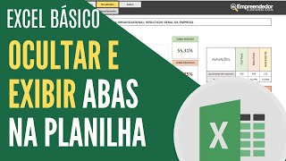 Ocultar  Exibir Abas da Planilha de Excel [upl. by Ekusoyr]