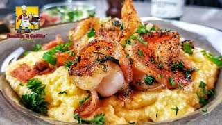 Shrimp and Grits  Shrimp and Grits Recipe [upl. by Cheffetz863]