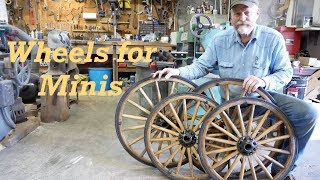 Miniature Horse Wood Carriage Wheel Restorations  Engels Coach Shop [upl. by Ardolino]