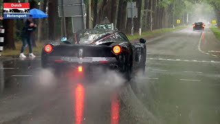 Ferrari LaFerrari Aperta  Powerslides amp Brutal Accelerations [upl. by Marashio259]