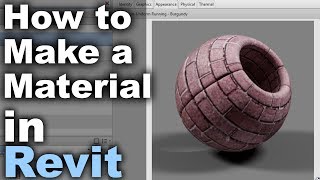 How to Make a New Material in Revit Tutorial [upl. by Hepsibah881]