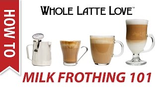 Milk Frothing for Beginners [upl. by Cindy]