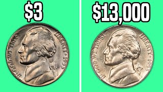 10 Nickel Coins That are Super Rare  Valuable Jefferson Nickels [upl. by Aridatha]