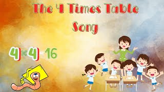 The 4 Times Table Song Multiplying by 4  Silly School Songs [upl. by Ariaj]