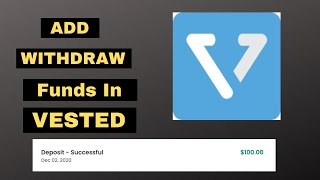 Vested Add Funds and withdrawal Process  Vested Fund Transfer [upl. by Jourdan]