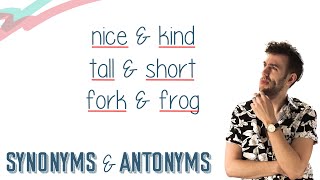 SYNONYMS amp ANTONYMS  English Lesson [upl. by Venetis152]