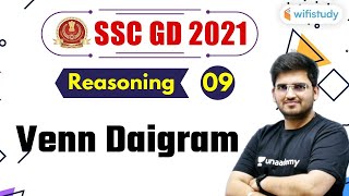 600 PM SSC GD 2021  Reasoning by Deepak Tirthyani  Venn Diagram [upl. by Nivla]