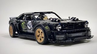 Ford Mustang Hoonicorn Lego MOC  Instructions [upl. by Lehplar306]