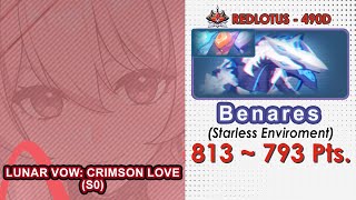 Honkai Impact 3rd Ex Abyss RedLotus 490D V77  Benares Starless  LVS0 with GDHoTrCE [upl. by Joselyn]