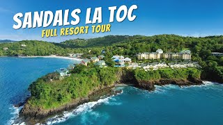 Sandals Regency La Toc St Lucia  Full Walkthrough Resort Tour amp Review  4K 2021 [upl. by Liederman]