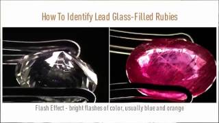 How to Classify a Lead Glass–Filled Ruby by GIA [upl. by Ahso]