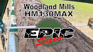 Woodland Mills HM130MAX and EpicSaw PowerFeed amp Lift [upl. by Adnahsal997]