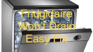 ✨ FRIGIDAIRE DISHWASHER WON’T DRAIN—EASY FIX ✨ [upl. by Tsirhc]