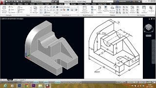 AUTOCAD MECHANICAL MODELING PART1  MAKING A 3D MODEL [upl. by Tedda]