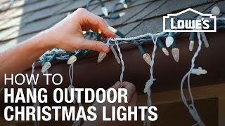 How To Hang Exterior Christmas Lights [upl. by Ahtoelc]