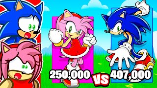 SONIC vs AMY Power Level Comparison [upl. by Farver283]