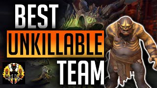 RAID Shadow Legends  Maneater Best Unkillable team Clan Boss  Easiest and best set up so far [upl. by Alric]