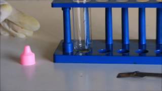 Experiment 5 Formaldehyde and potassium permanganate reaction [upl. by Harriette]