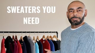 The 7 Types Of Sweaters Every Man NeedsMy Sweater Collection [upl. by Leanor]