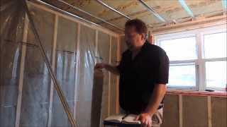 Using Roxul Insulation Resilient Channels amp Type X Drywall [upl. by Eardnoed469]