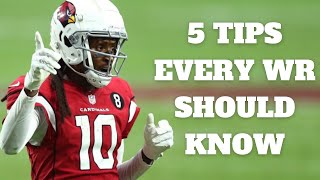 5 Tips EVERY WR Should Know [upl. by Wood]