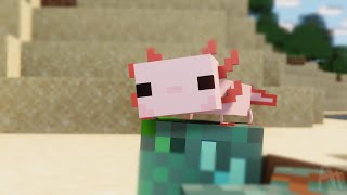 Axolotl Saved me Minecraft Animation [upl. by Gnov]