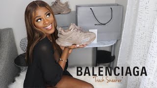 BALENCIAGA TRACK SNEAKERS  REVIEW amp FIT UNBOXING [upl. by Sacken765]