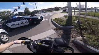 The Most INSANE POLICE CHASES of 2019  Bikes VS Cops Over 1 HOUR [upl. by Sairahcaz]