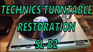 Technics SLB2 Turntable Repair  Servicing Adam HiFi [upl. by Animehliw]