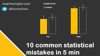 Ten Statistical Mistakes in 5 Min [upl. by Miko]