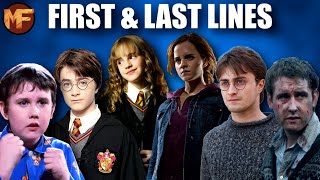 The First amp Last Lines of 60 Harry Potter Characters [upl. by Jegger669]